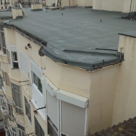 Impermeabilización de terraza con membranas asfalticas